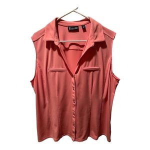 Women’s Coral 7 avenue Blouse Size  XL in Excellent Used Condition